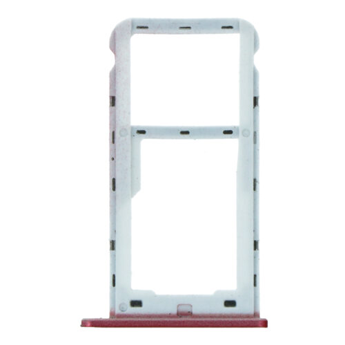 SIM Card Tray for Huawei P9 lite mini/Y6 Pro 2017 Dual Card Version Red Premium