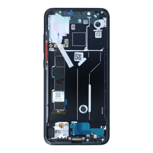 Screen Replacement With Frame for Xiaomi Mi 8 Black Premium(Third Party Glued)