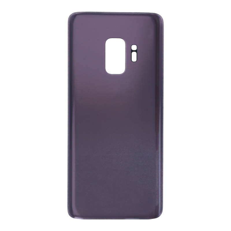 Battery Door with Adhesive for Samsung Galaxy S9 Purple with Duos Logo OEM
