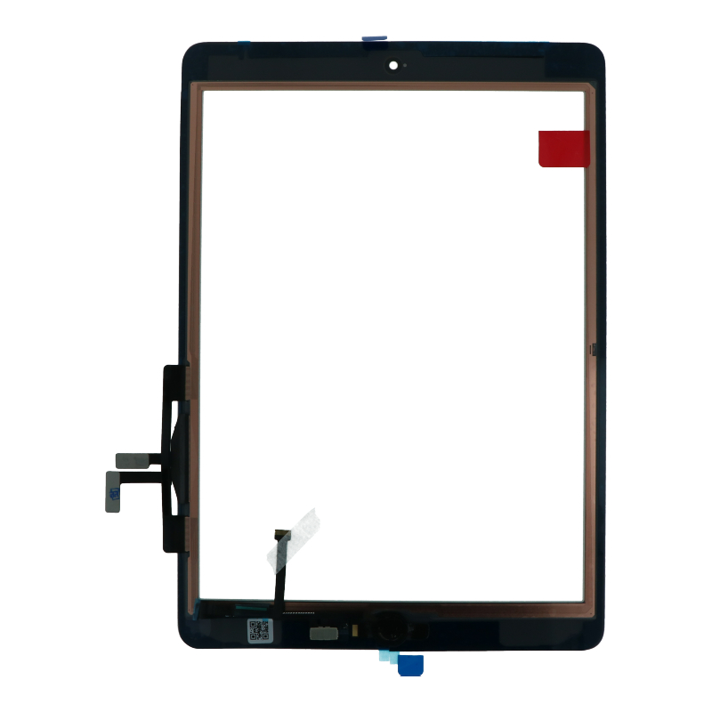 Touch Screen + Touch Screen Adhesive with Fingerprint Sensor Flex Cable for iPad 9.7 2017(iPad 5th) White OEM
