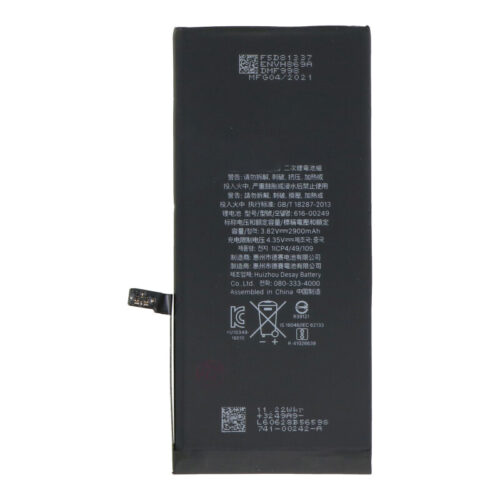 616-00249/616-00252 2900mAh Battery + Battery Adhesive for iPhone 7 Plus OEM without Logo