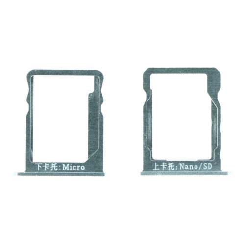 SIM&SD Card Tray for Huawei Honor 6 Plus Silver Premium