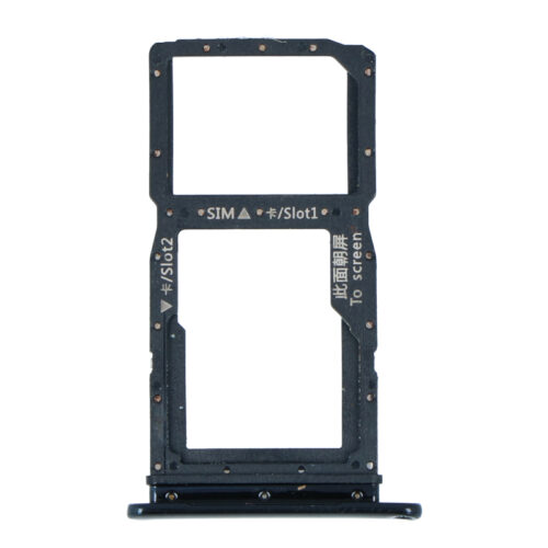 SIM Card Tray for Honor 9X/Huawei P smart Pro 2019 Dual Card Version Black Premium