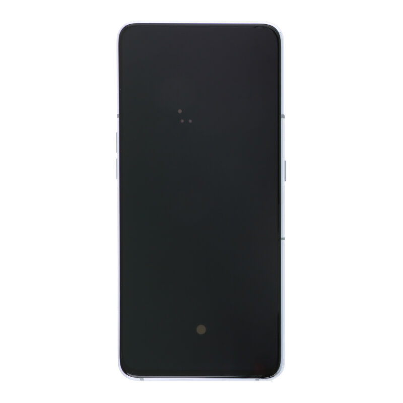 Screen Replacement With Frame for Samsung Galaxy A80 Silver Premium