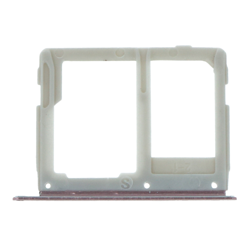 SIM Card Tray for Samsung Galaxy C5 Pro Dual Card Version Pink Premium