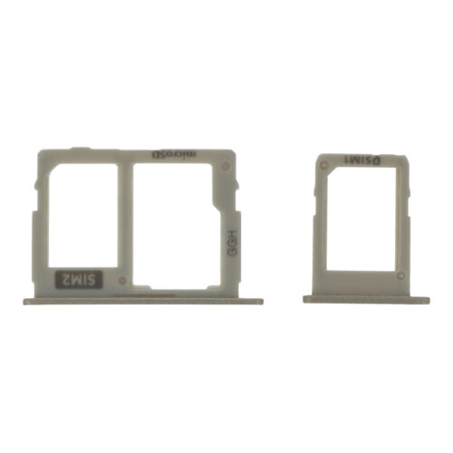 SIM Card Tray for Samsung Galaxy J7 Max/J7 Neo Dual Card Version Gold Premium