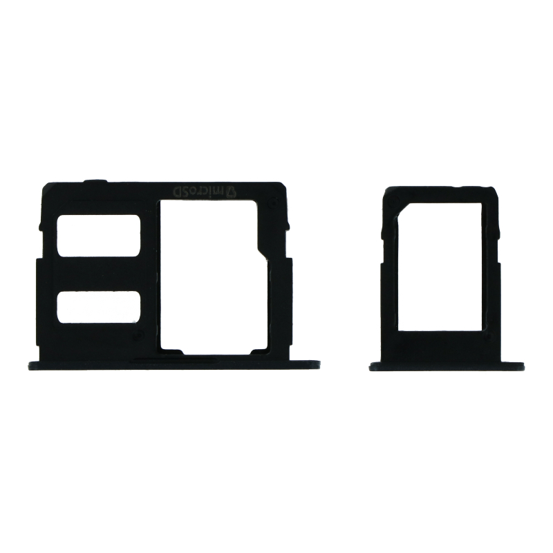 SIM Card Tray for Samsung Galaxy On5 Pro/On7 2016 Single Card Version Black Premium