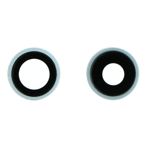 Back Camera Lens and Bezel for iPhone 11 White Premium 2pcs in one set