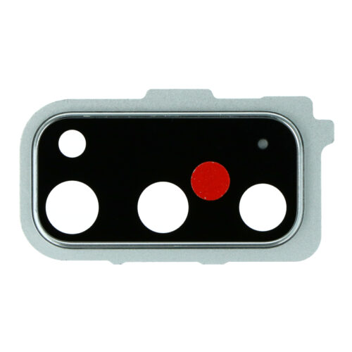 Back Camera Lens and Bezel for Samsung Galaxy S20/S20 5G/S20 5G UW G981 Silver Premium