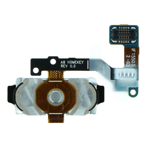 Fingerprint Sensor Flex Cable for Samsung Galaxy A8 2016 White Premium