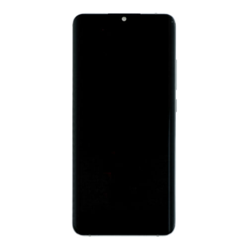 Screen Replacement With Frame for Xiaomi Mi Note 10/Note 10 Pro/Note 10 Lite Silver Premium(Third Party Glued)