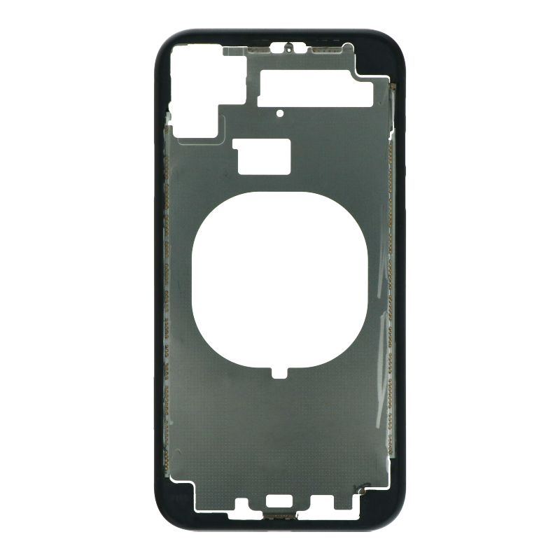 Middle Frame with Side Buttons + SIM Card Tray for iPhone 11 Black OEM