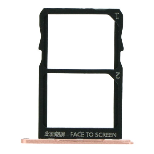 SIM Card Tray for Xiaomi Mi 5C Dual Card Version Pink Premium