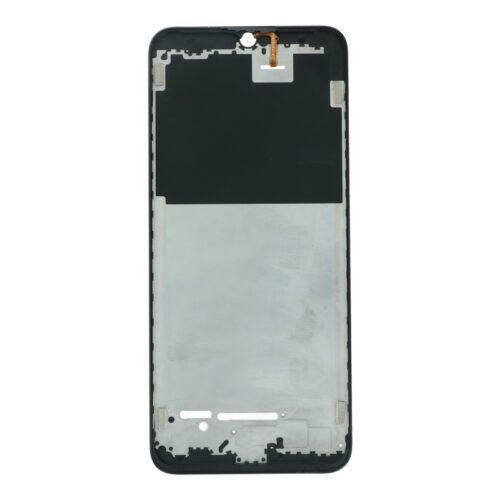 Front Housing with Proximity Light Sensor Flex Cable for Samsung Galaxy M02s Black Premium