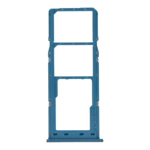 SIM Card Tray for Samsung Galaxy M12 Dual Card Version Blue Premium