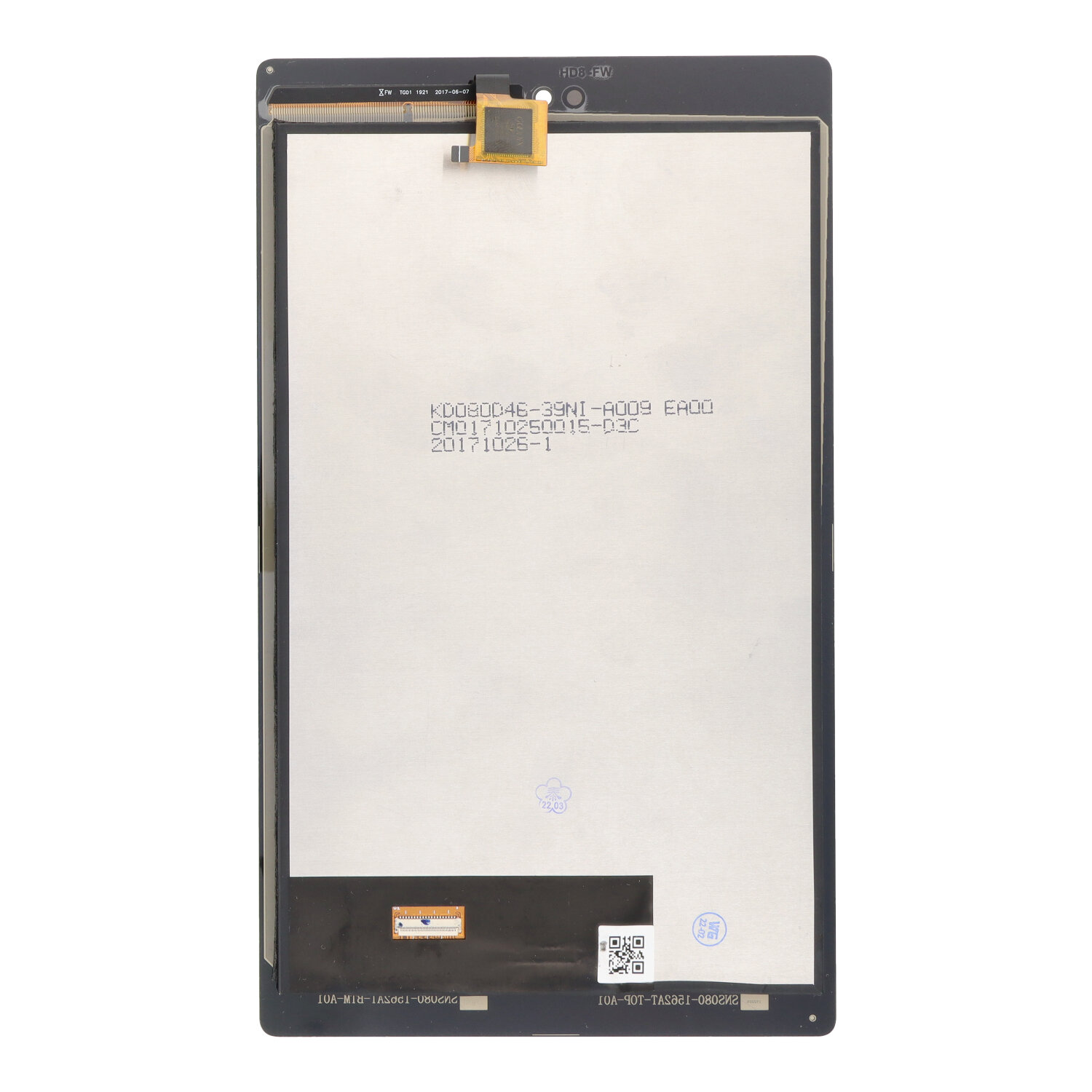 Screen Replacement for Amazon Fire HD 8 2018 8th Black Premium