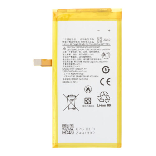 JG40 3000mAh Battery + Battery Adhesive for Motorola Moto G7 Plus OEM