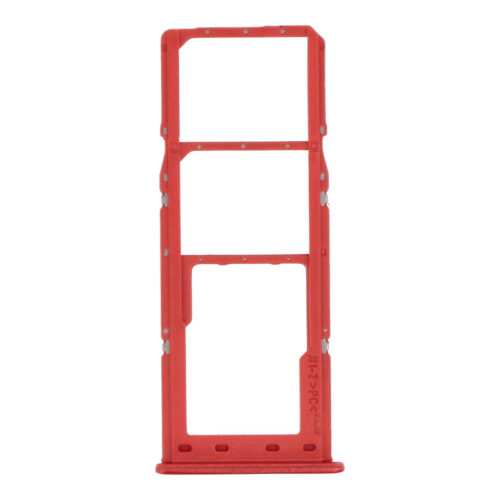 SIM Card Tray for Samsung Galaxy A02 Dual Card Version Red Premium
