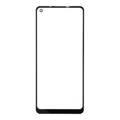 Glass Lens + OCA for Samsung Galaxy A21 Black OEM