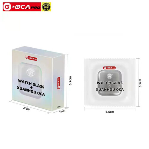 G+OCA Pro Glass Lens + OCA for Apple Watch Series 4 40mm/Series 5 40mm/Series 6 40mm/SE 40mm/SE 2022/2nd 40mm/Series SE 3 40mm Black