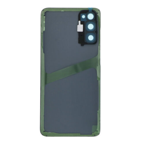 Battery Door + Battery Door Adhesive + Back Camera Lens and Bezel for Samsung Galaxy S20/S20 5G Black without Logo OEM