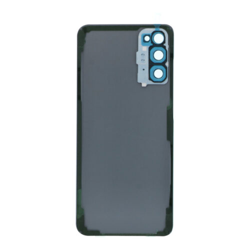 Battery Door + Battery Door Adhesive + Back Camera Lens and Bezel for Samsung Galaxy S20/S20 5G Blue without Logo OEM