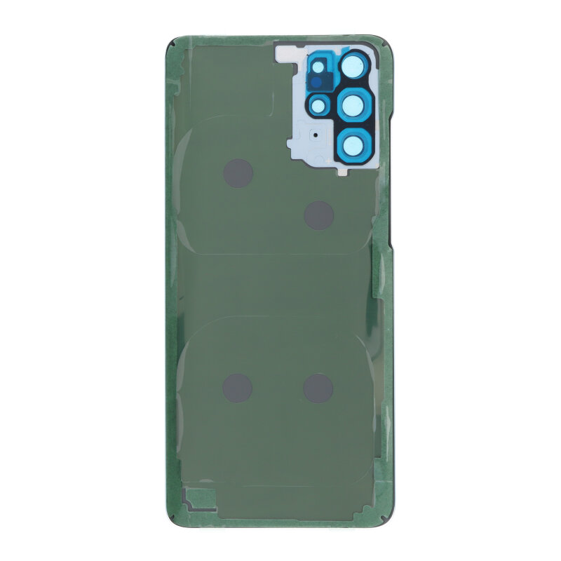 Battery Door + Battery Door Adhesive + Back Camera Lens and Bezel for Samsung Galaxy S20+/S20+ 5G Light Blue without Logo OEM
