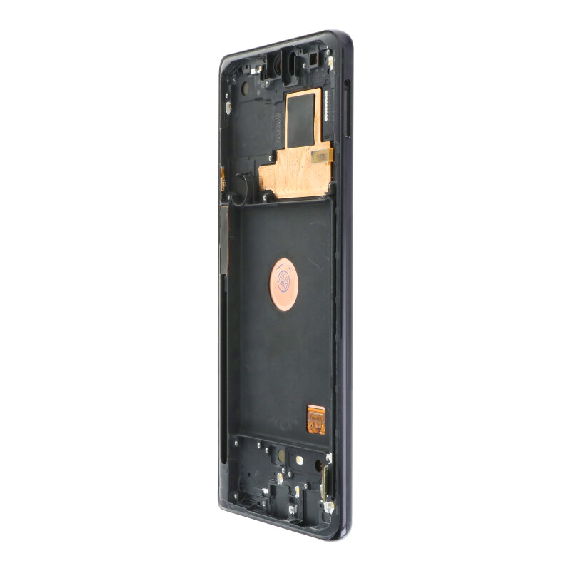 Screen Replacement With Frame for Samsung Galaxy Note10 Lite Black Refurb