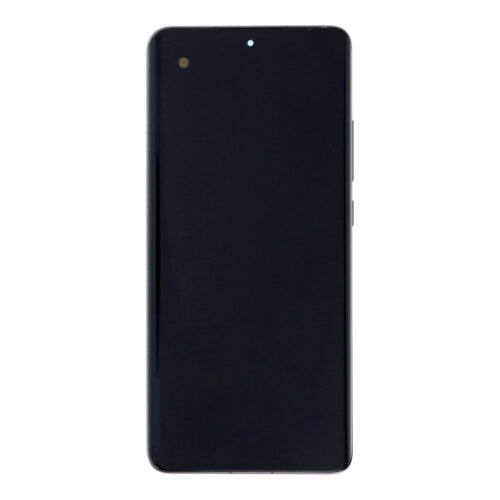 Screen Replacement With Frame for Xiaomi 12/12X Black Premium(Third Party Glued)