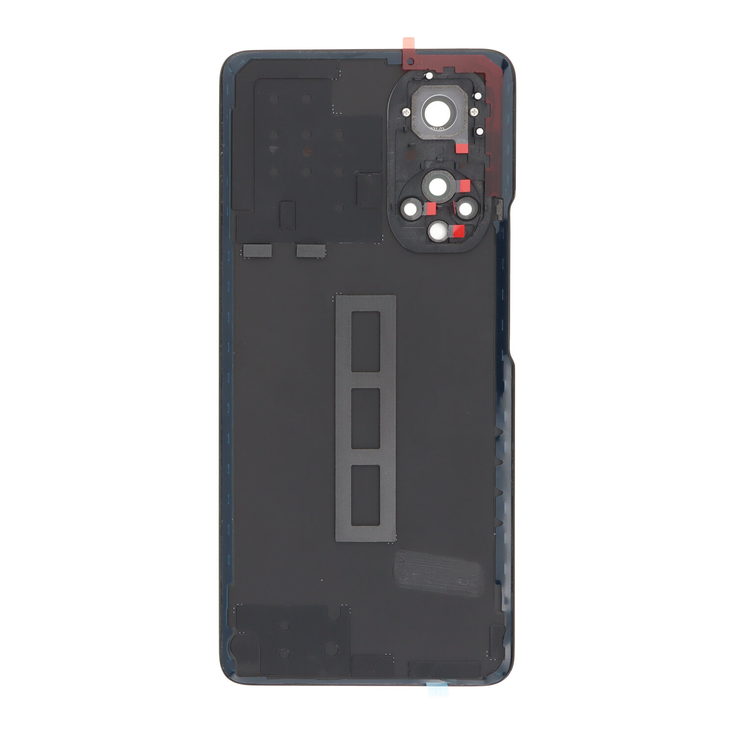 Battery Door + Battery Door Adhesive + Back Camera Lens and Bezel for Huawei Nova 9 Black Premium