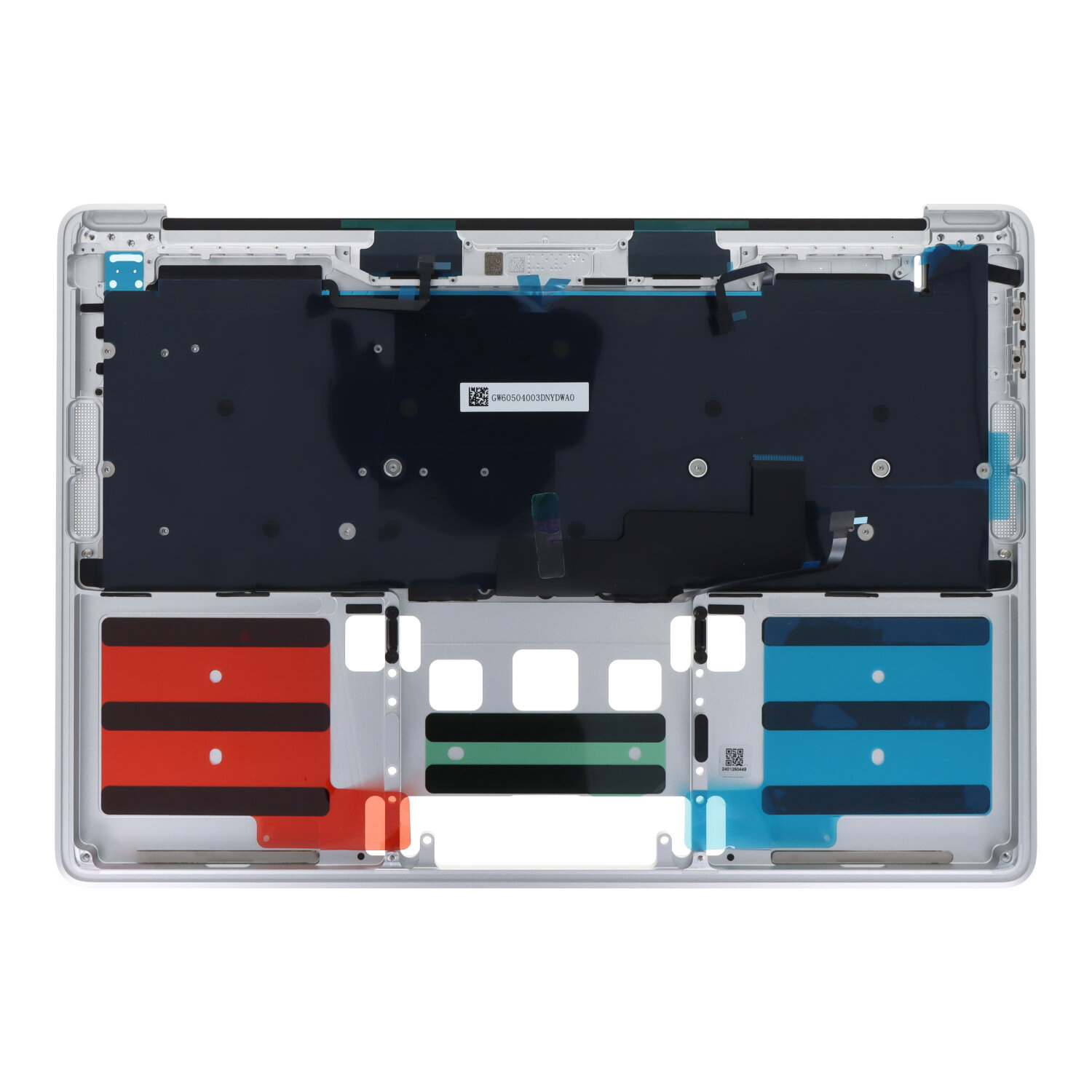 Top Case + Keyboard for MacBook Pro 13.3" M1 A2338 UK Version Silver Premium