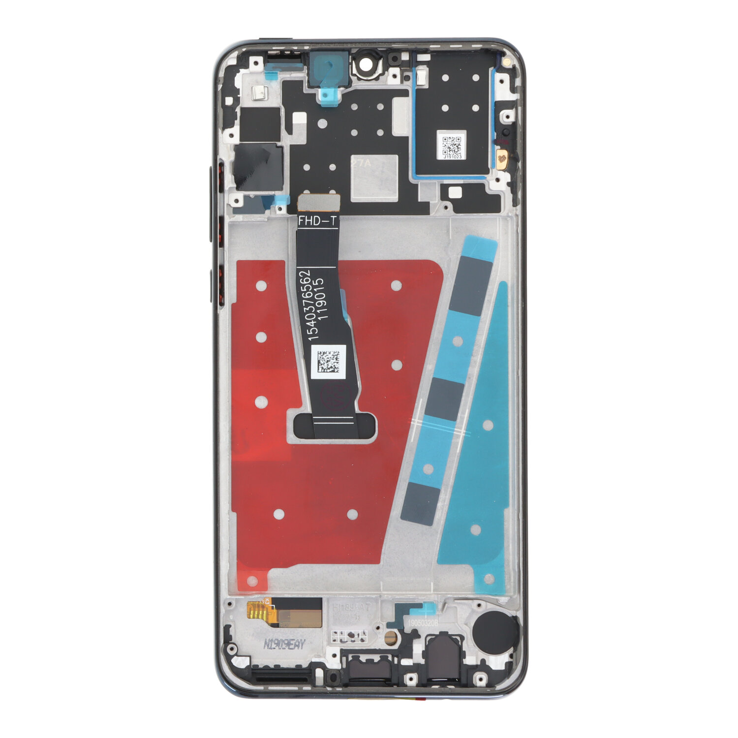 Screen Replacement With Frame for Huawei P30 lite/nova 4e 24MP Version,MAR-LX1M/LX2/L21MEA/L22A/L22B/LX3A Black HQ