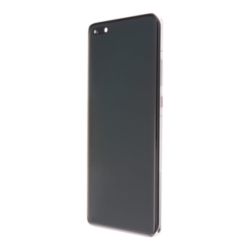 Screen Replacement With Frame for Huawei P40 Pro Silver Premium(Third Party Glued)