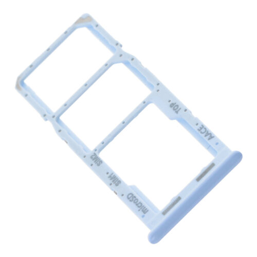 SIM Card Tray for Samsung Galaxy A13 A137 Dual Card Version Blue Premium