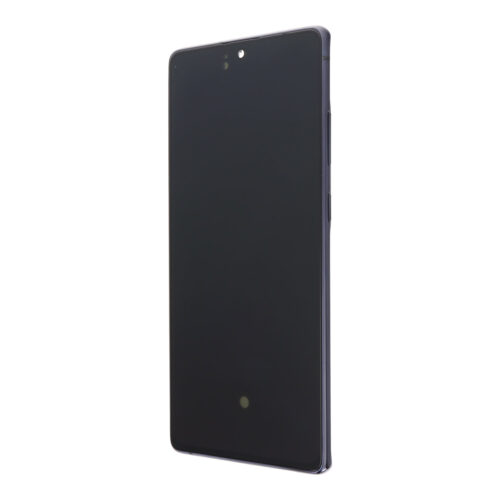 Screen Replacement With Frame for Samsung Galaxy A71 5G UW A716V Black Refurb