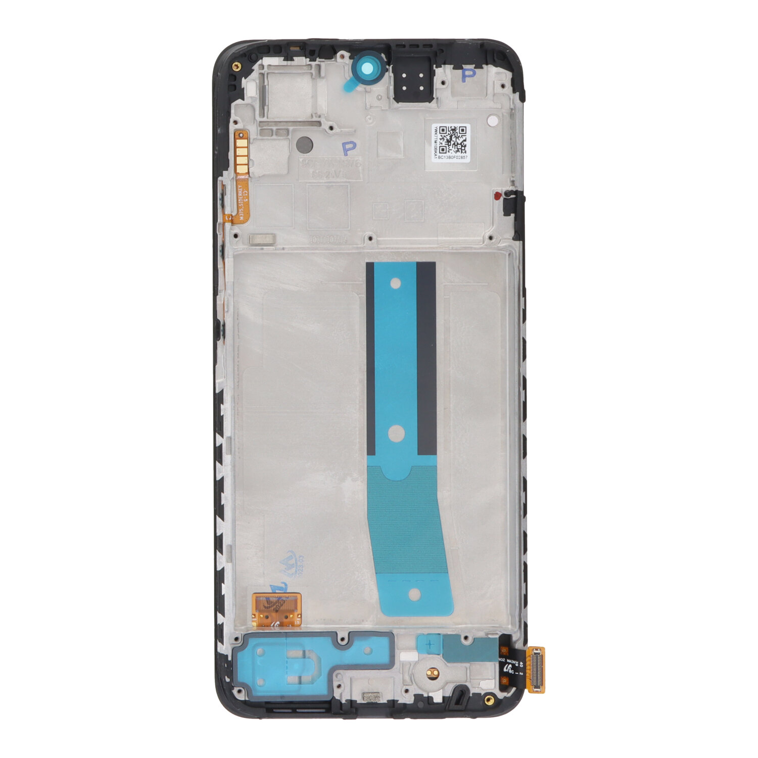 Screen Replacement With Frame for Xiaomi Redmi Note 11 AMOLED Black Refurb