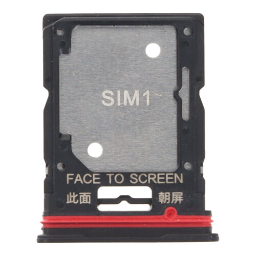SIM Card Tray for Xiaomi Redmi Note 11 Pro+ 5G Dual Card Version Black Premium