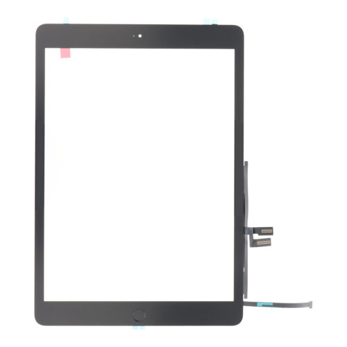 Touch Screen + Touch Screen Adhesive with Home Button Flex Cable for iPad 10.2 2019(iPad 7th)/10.2 2020(8th) Black HQ