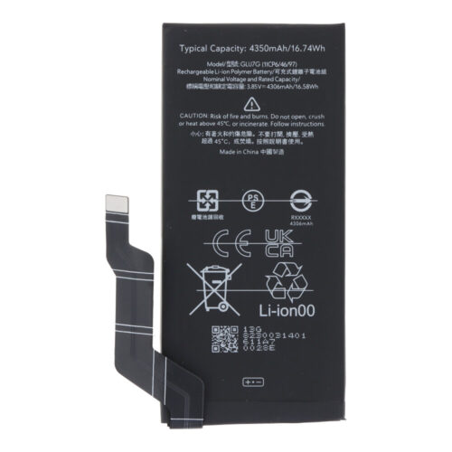 GLU7G 4410mAh Battery + Battery Adhesive for Google Pixel 6a Premium without Logo