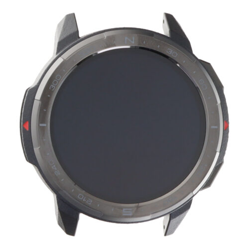 Screen Replacement With Frame for Honor Watch GS Pro KAN-B19 Black Premium(Third Party Glued)