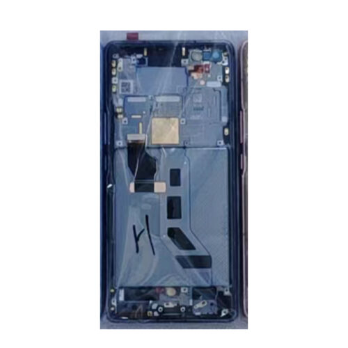 Screen Replacement With Frame for Honor Magic3/Magic3 Pro Black Premium(Third Party Glued)