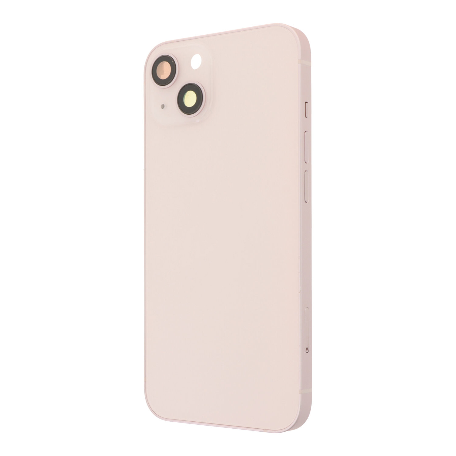 Middle Frame + Battery Door + Back Camera Lens and Bezel + Side Buttons + SIM Card Tray with Magnetism Ring+Speaker Anti-Dust Mesh+Mic Anti-Dust Mesh+Side Rails+Eject Pin for iPhone 13 6.1" European Version Pink OEM