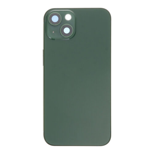 Middle Frame + Battery Door + Back Camera Lens and Bezel + Side Buttons + SIM Card Tray with Magnetism Ring+Speaker Anti-Dust Mesh+Mic Anti-Dust Mesh+Side Rails+Eject Pin for iPhone 13 6.1" European Version Green OEM