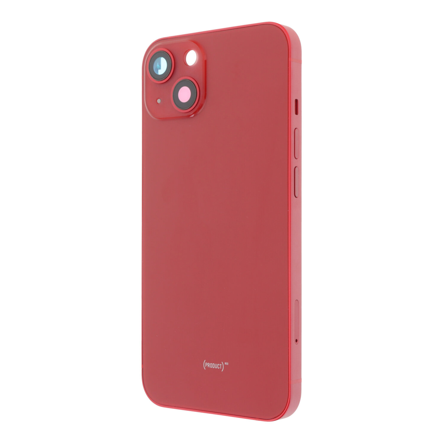 Middle Frame + Battery Door + Back Camera Lens and Bezel + Side Buttons + SIM Card Tray with Magnetism Ring+Speaker Anti-Dust Mesh+Mic Anti-Dust Mesh+Side Rails+Eject Pin for iPhone 13 6.1" USA Version Red OEM