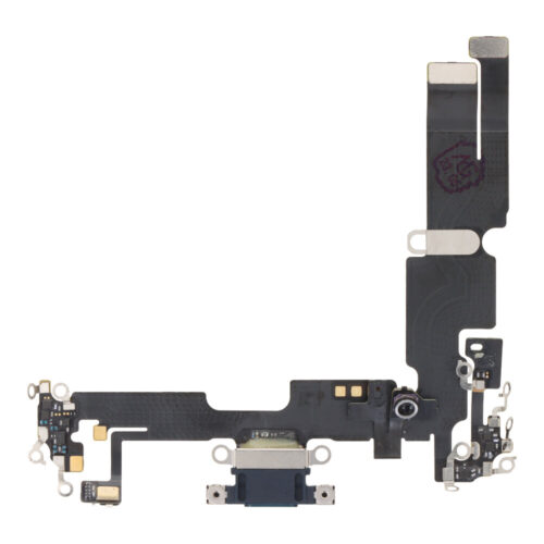 Charging Port Flex Cable for iPhone 14 Plus Black Pulled