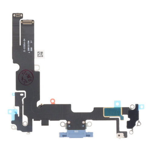 Charging Port Flex Cable for iPhone 14 Plus Blue Pulled