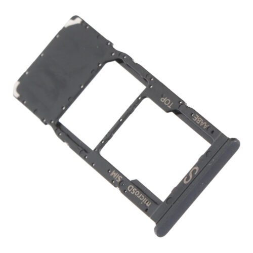 SIM Card Tray for Samsung Galaxy A02 Single Card Version Black Premium