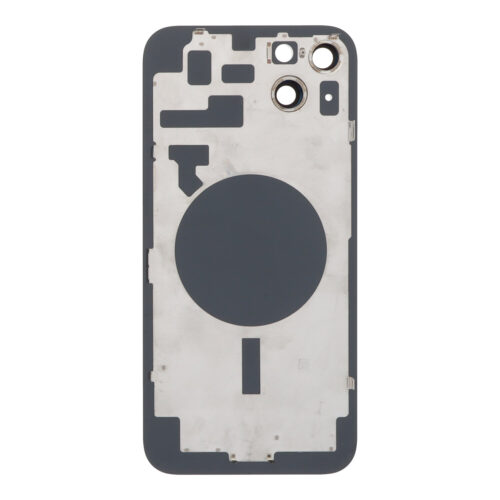 Battery Door + Back Camera Lens and Bezel for iPhone 14 Plus Black OEM