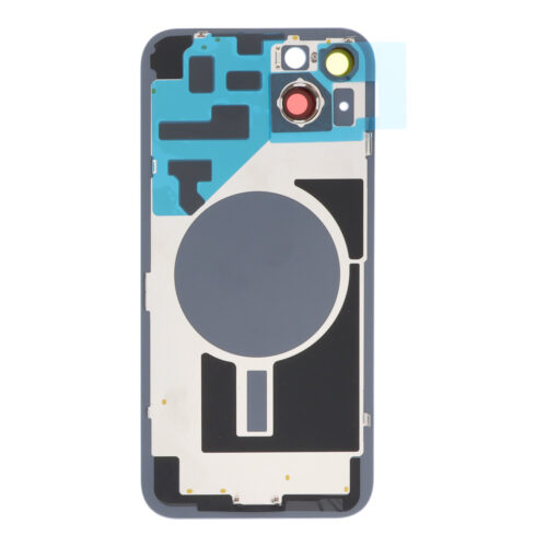 Battery Door + Back Camera Lens and Bezel for iPhone 14 Plus Blue OEM