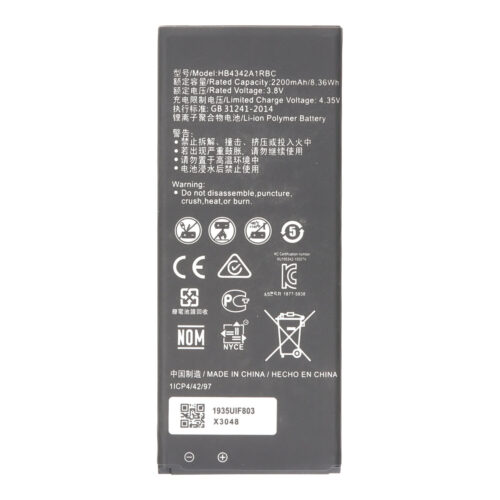 HB4342A1RBC 2200mAh Battery + Battery Adhesive for Huawei Y6/Y5II/Honor 4A OEM without Logo
